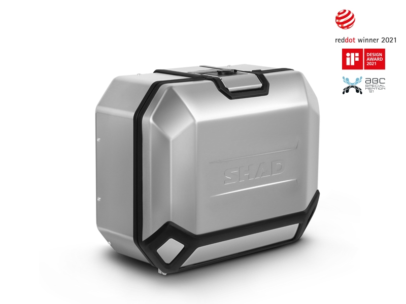 Shad Seitenkoffer Terra TR36, rechts, Aluminium silber, 36 l