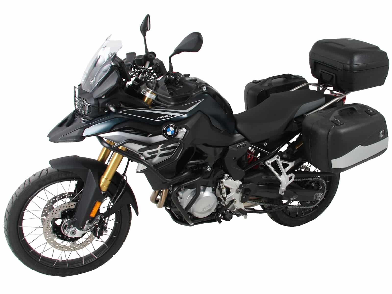 Seitenkofferträger Lock-it schwarz für BMW F 850 GS Hepco & Becker