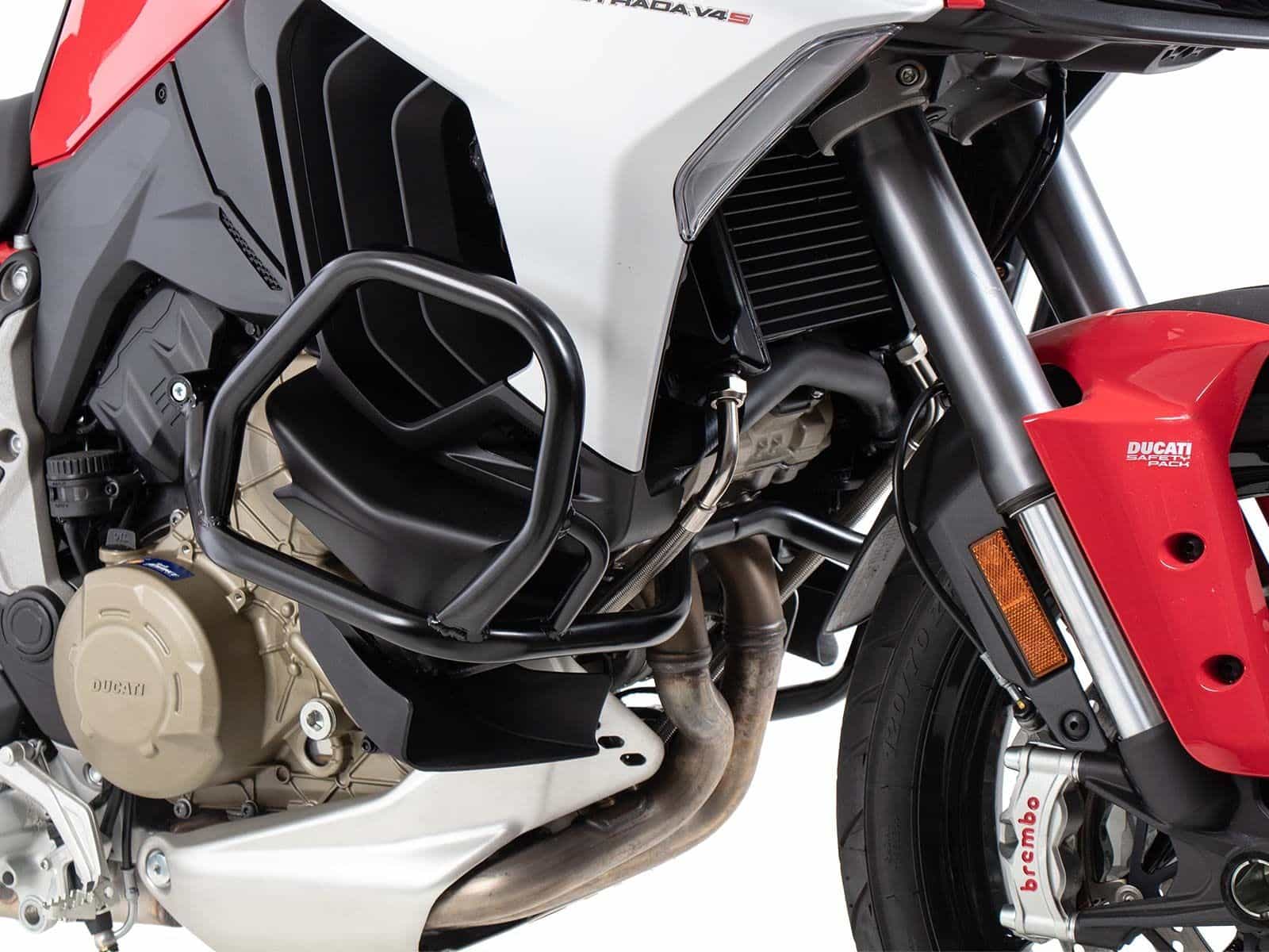 Motorschutzbügel schwarz für Ducati Multistrada V4 /S /Pikes Peak /Rally /RS (25-) Original
