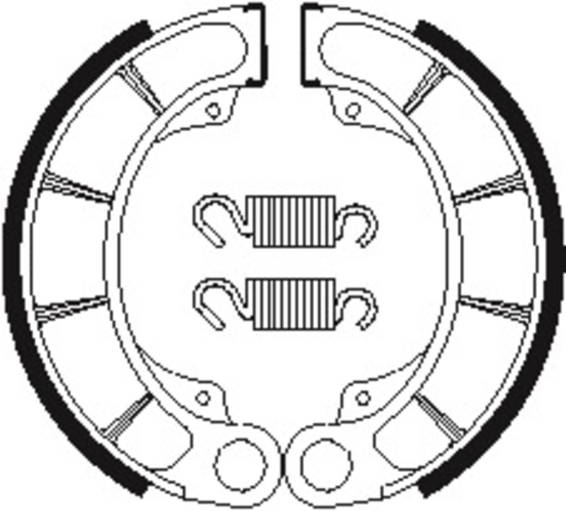Tecnium ATV Organische Bremsbacken - BA207