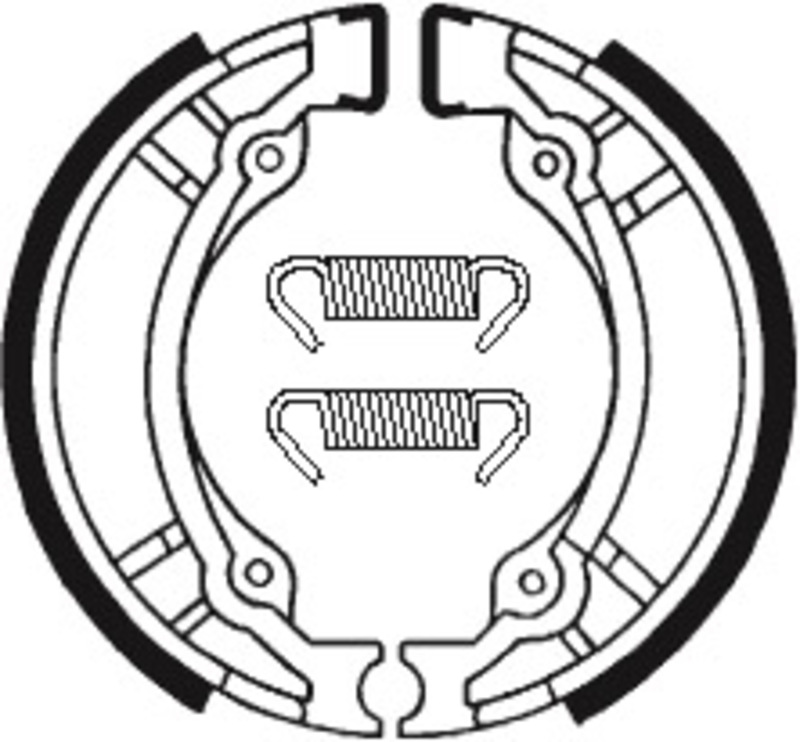 Tecnium Scooter Organische Bremsbacken - BA188