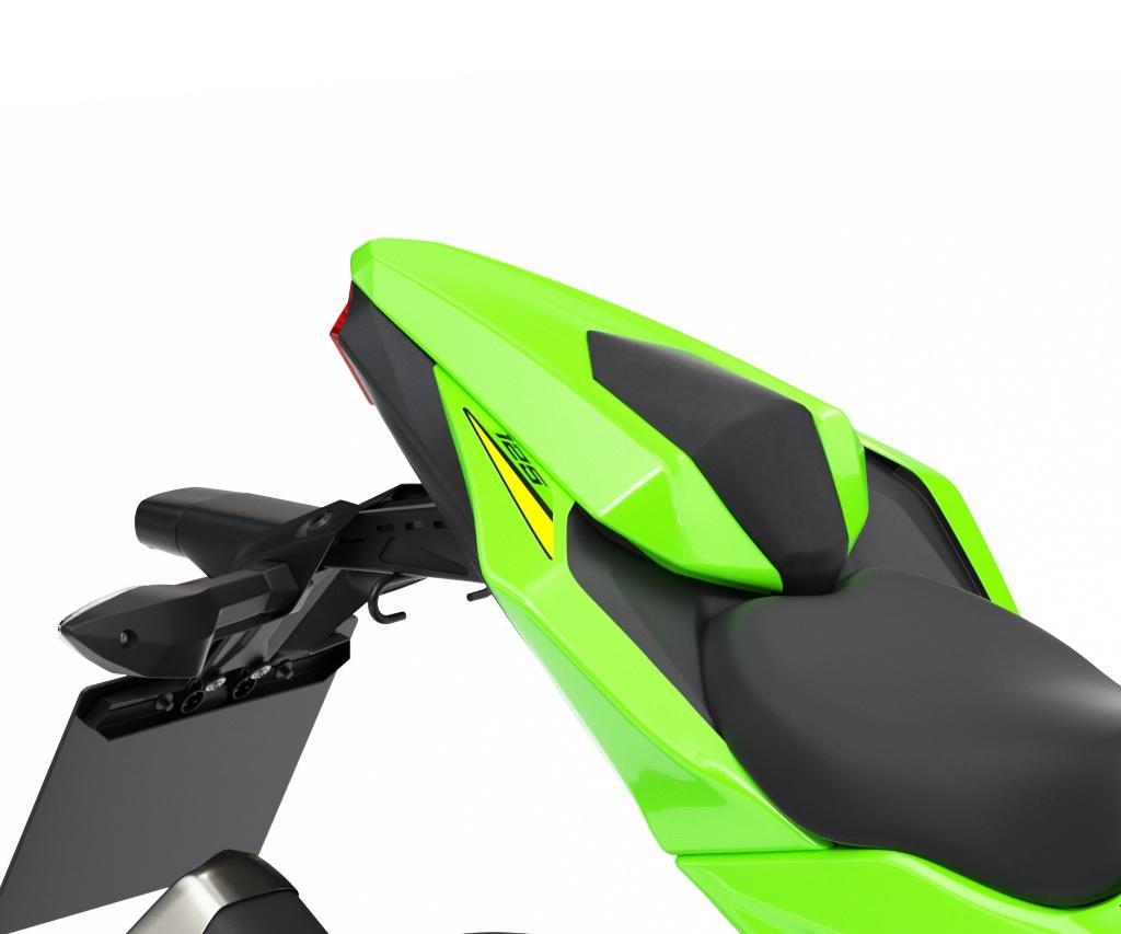 Soziussitzabdeckung "777 GRN Lime Green" für Kawasaki Ninja /Z 125
