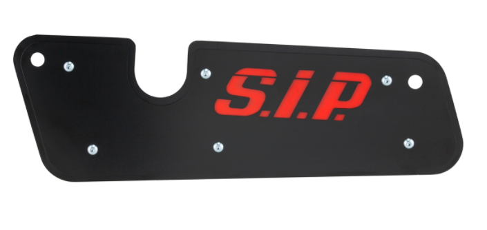 Auspuffblende Schwingarm für Vespa GTS/​GTS Super/​GTV/​GT 60/​GT/​GT L, Edelstahl schwarz