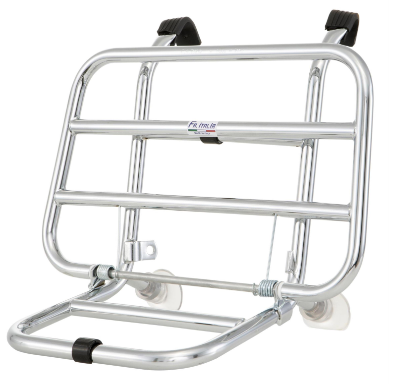 Gepäckträger vorne für Vespa PX 80-200ccm, klappbar, chrom