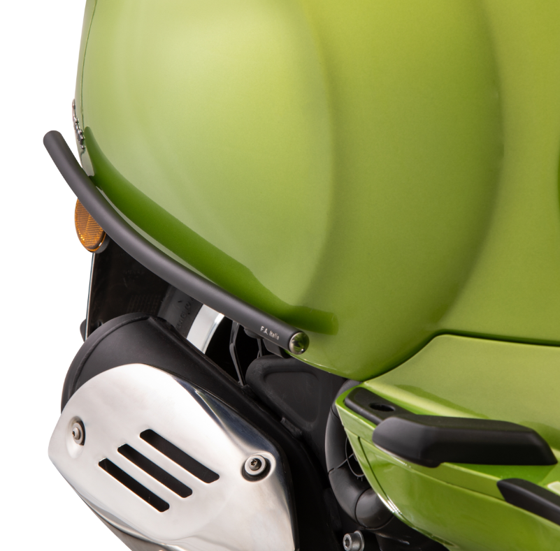 Sturzbügel Seitenhaube für Vespa Primavera/​Sprint/Elettrica 50-150ccm, schwarz matt