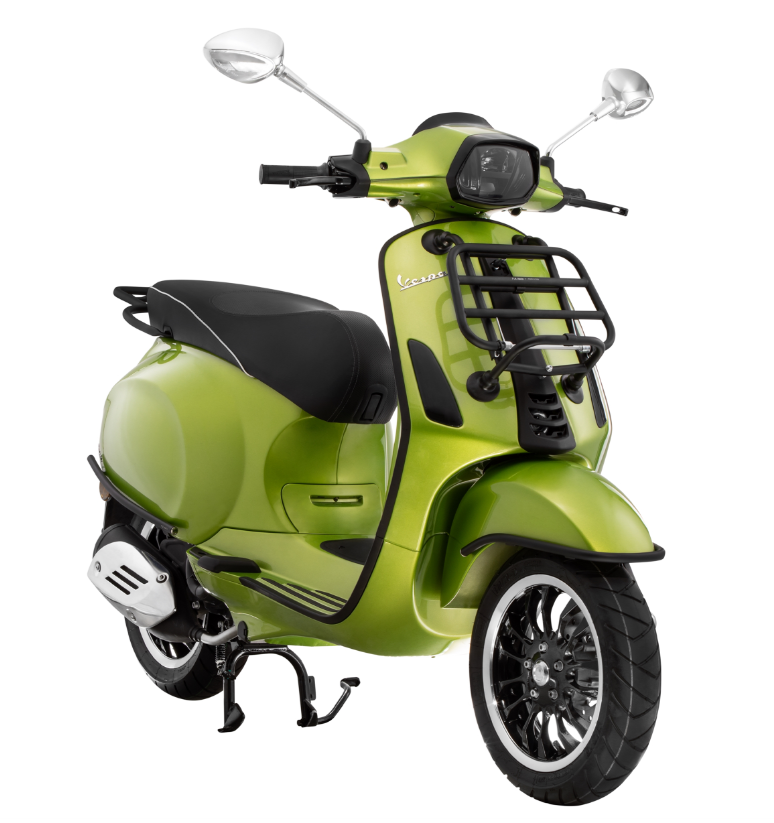 Sturzbügel Seitenhaube für Vespa Primavera/​Sprint/Elettrica 50-150ccm, schwarz matt