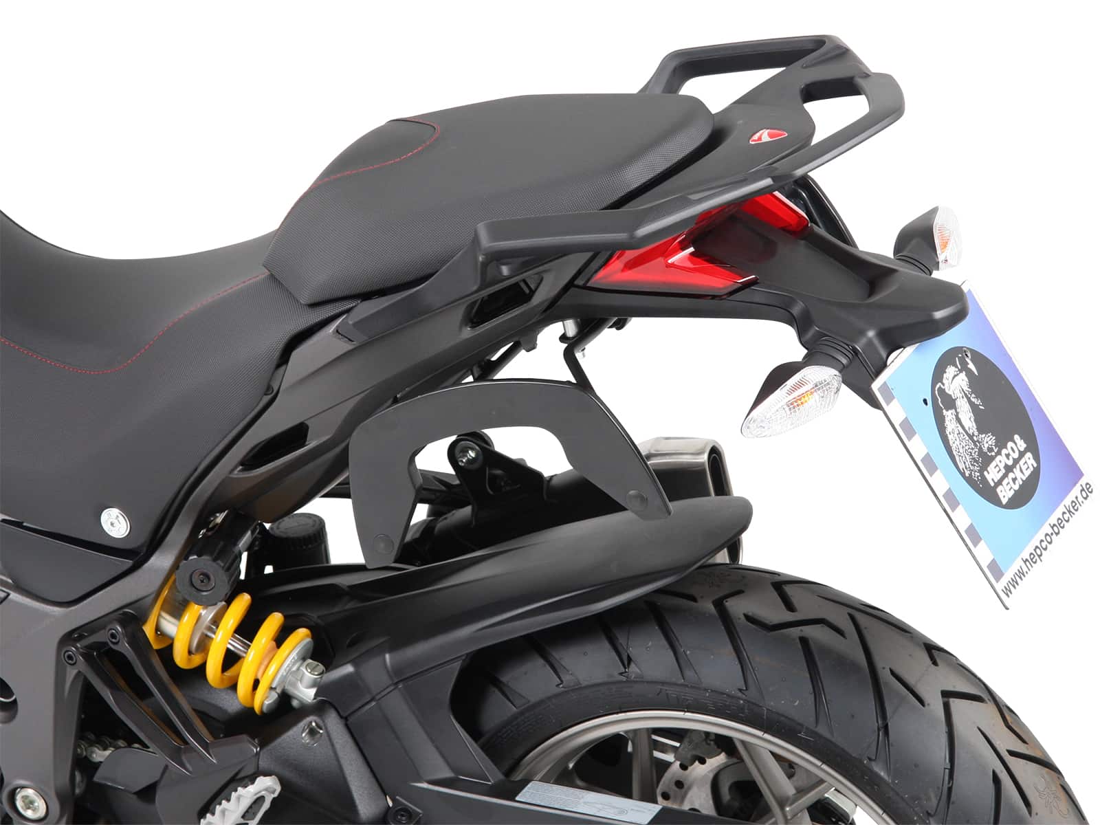 C-Bow Seitenträger schwarz für Ducati Multistrada 950 /S (17-21) Hepco & Becker