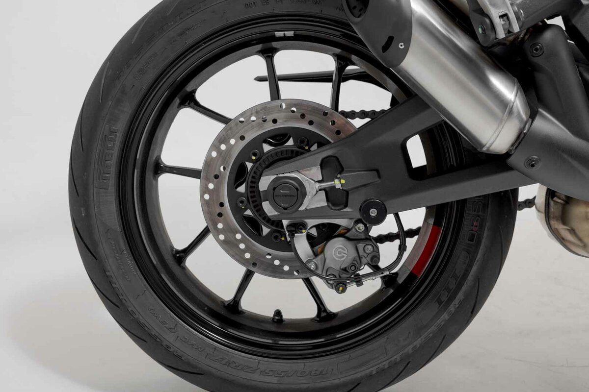 SW-Motech Sturzpad-Kit für Hinterachse für Ducati, KTM, Husqvarna Modelle