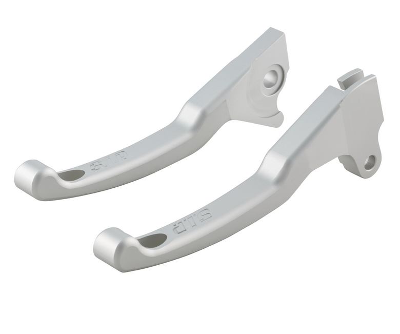 Sporthebel Set Bremse Shorty für Vespa LX /​LXV /​S /​Primavera /​Sprint 50-150ccm, silber matt