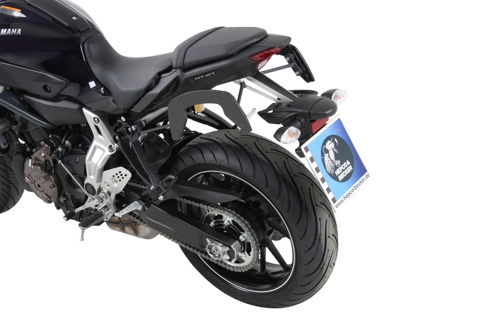 C-Bow Seitenträger anthrazit für Yamaha MT-07 (Bj.14-17) Hepco & Becker