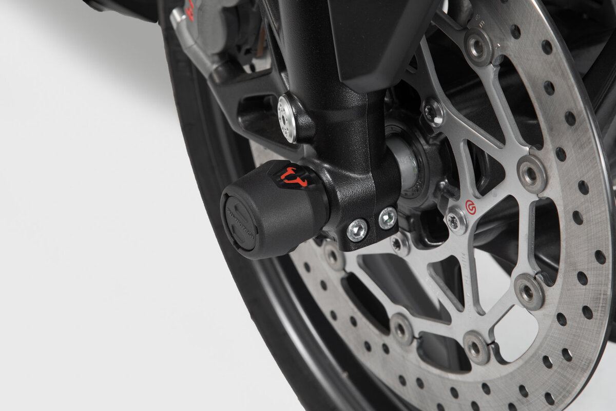 SW-Motech Sturzpad-Kit für Vorderachse schwarz für Yamaha MT-09 /Tracer, XSR 900