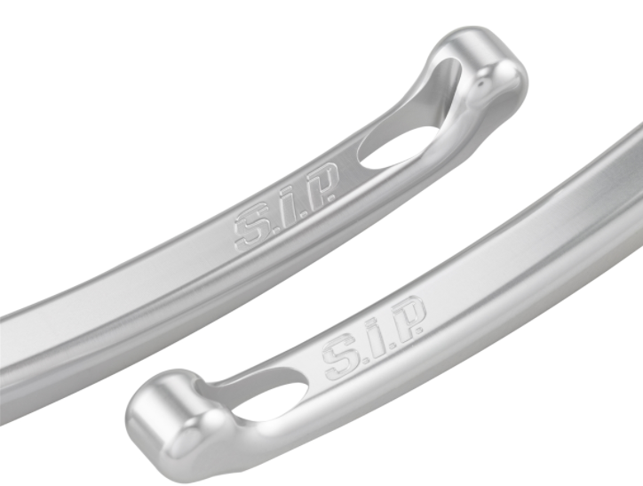 Sporthebel Set Bremse links/rechts für Vespa LX/​LXV/​S/​Primavera/​Sprint 50-150ccm, silber