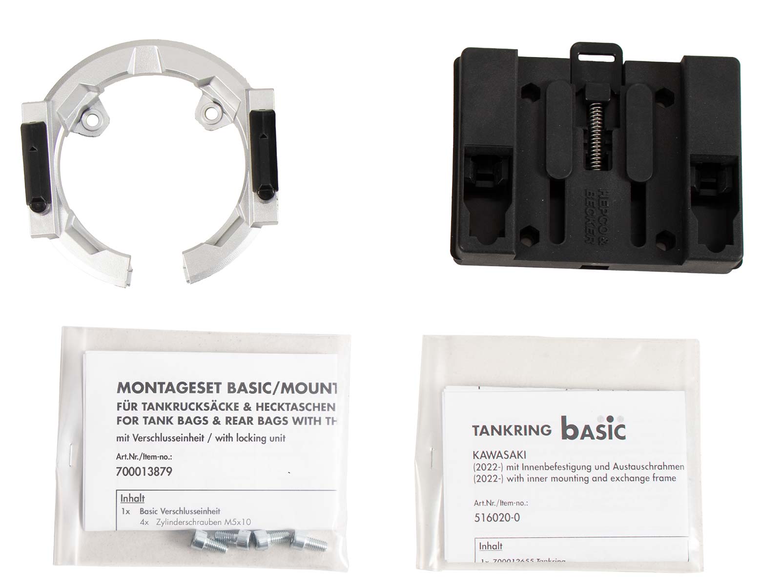 Tankring Basic inkl. Tankrucksackverschlusseinheit für Kawasaki Versys 1100/SE (25- ) Hepco & Becker