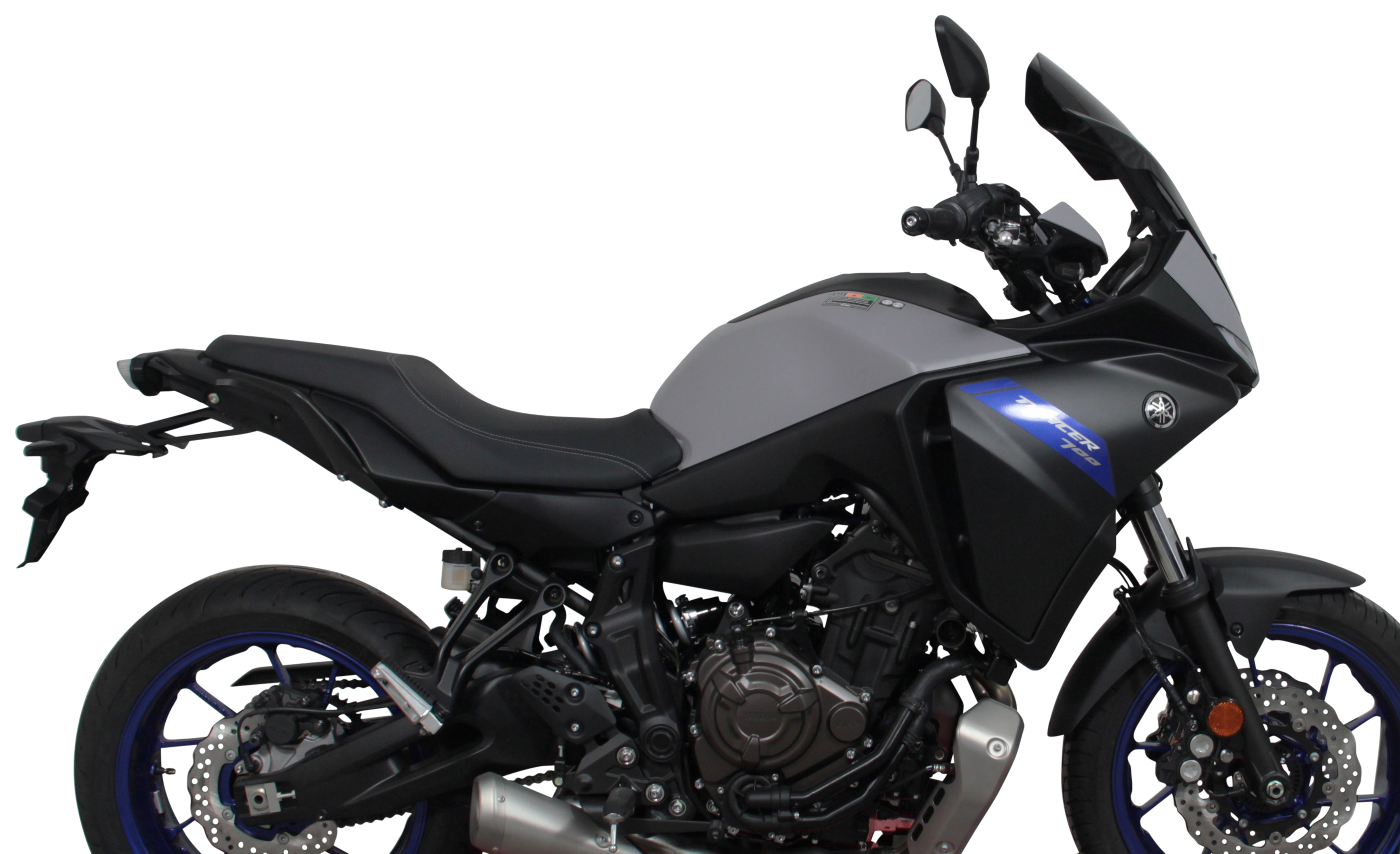 MRA Tourenscheibe "TM" schwarz für Yamaha Tracer 700 / Tracer 7 (20-24)