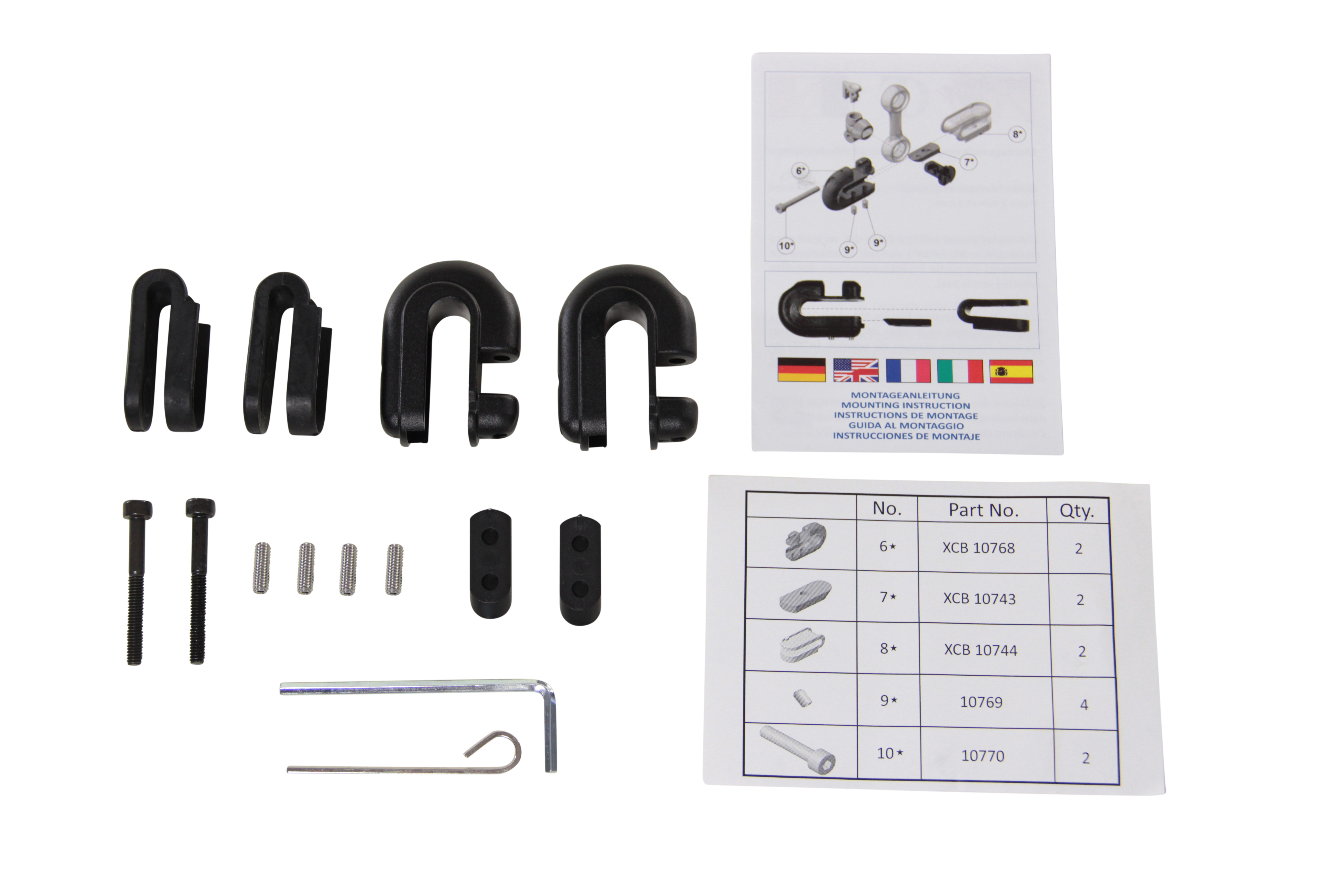 XCC- Klemme (Paar) für X-Creen Aufsatz XCTA / XCSA / VSA original MRA