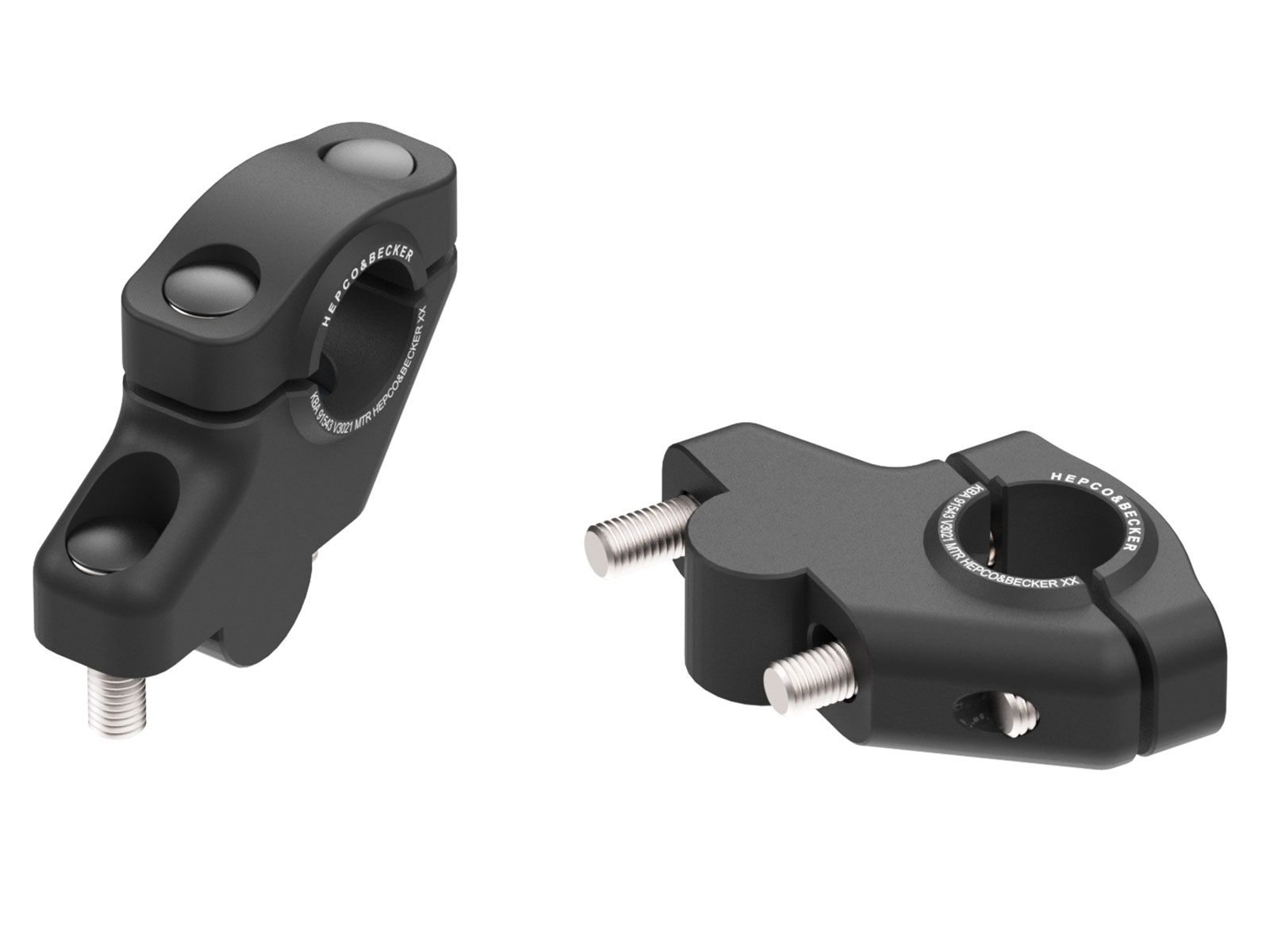 Lenkererhöhung H=30 mm mit Versatz 21 mm zurück für BMW F 800 ST Hepco & Becker