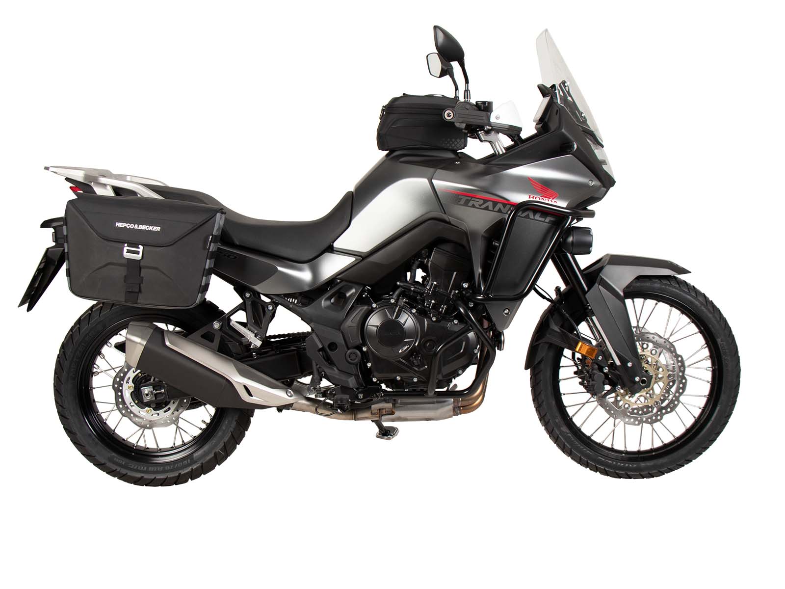 C-Bow Seitenträger schwarz für Honda XL 750 Transalp / E-Clutch (25-) Hepco & Becker
