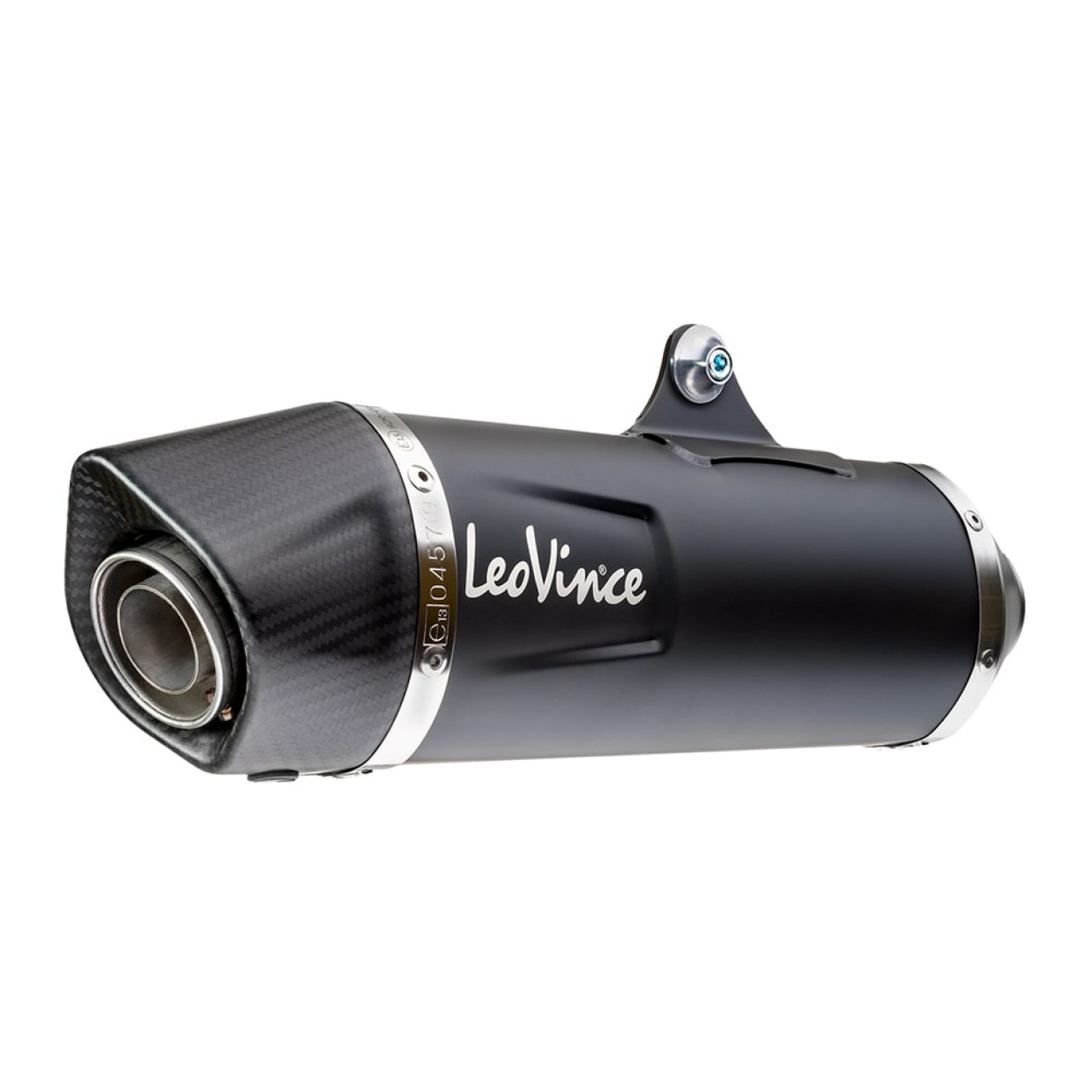 LeoVince Auspuffanlage SBK Nero für Yamaha X-Max 300 Tech Max, Edelstahl, slip on, ABE, Euro5