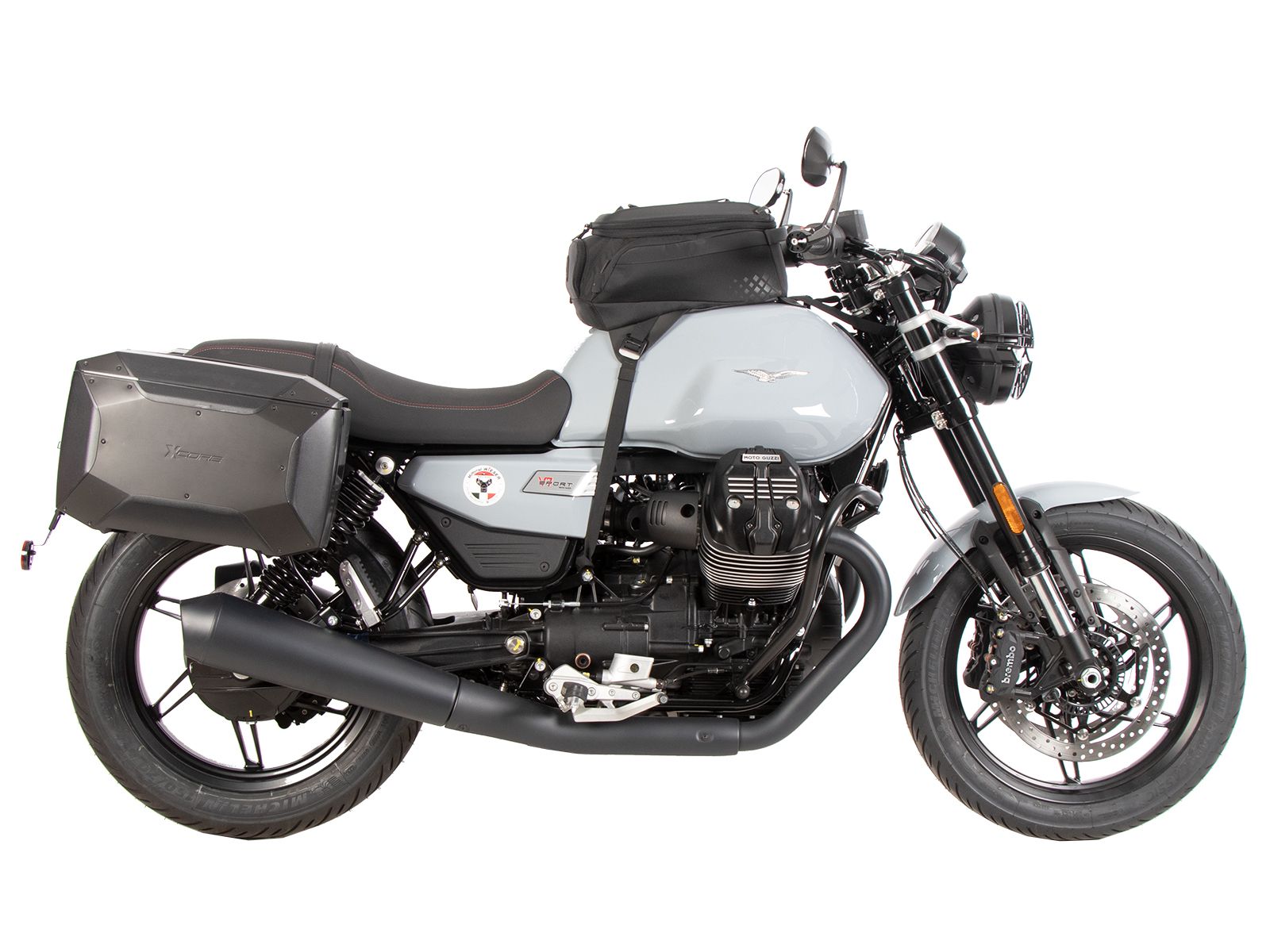 C-Bow Seitenträger schwarz für Moto Guzzi V7 850 Stone (25- ) Hepco & Becker