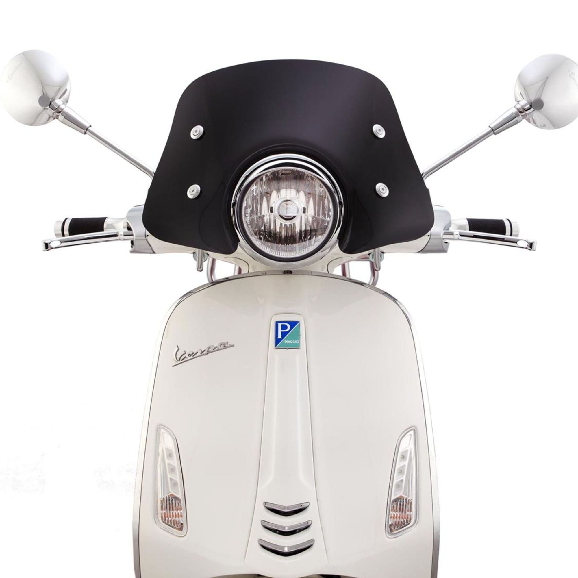 Windschild Ermax Piccolo für Vespa Primavera - schwarz getönt