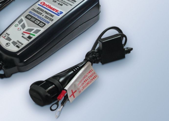 Optionales Anschlusskabel für Ladegerät Optimate 3+ für Suzuki Modelle Original Suzuki