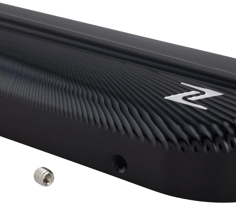 Schwingenabdeckung ZELIONI 3D für Vespa, schwarz eloxiert