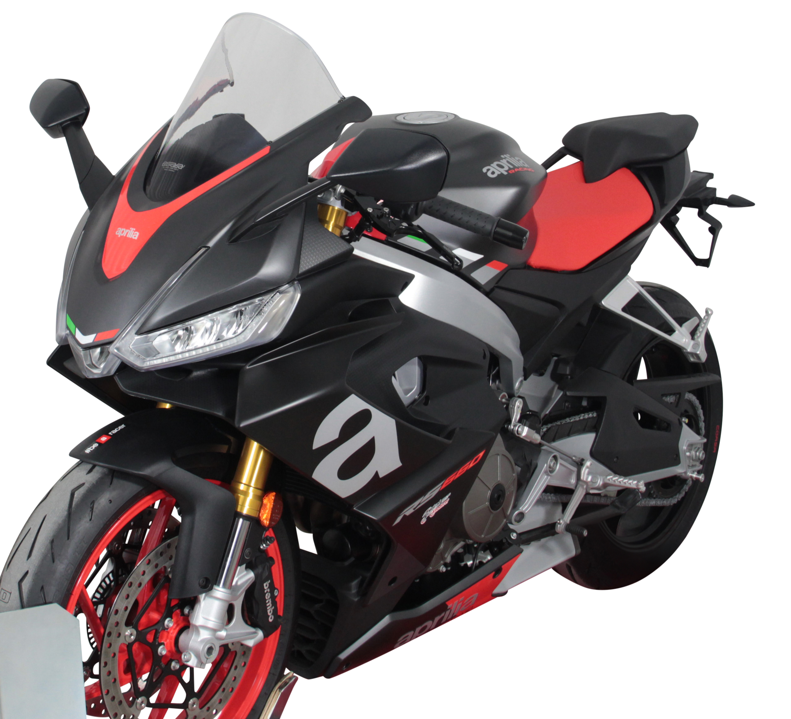 MRA Racingscheibe "R " klar für Aprilia RS 660 2021-