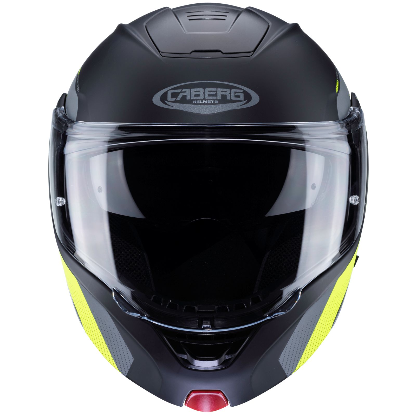 Caberg Helm Horus Scout, matt-schwarz/fluo-gelb-grau