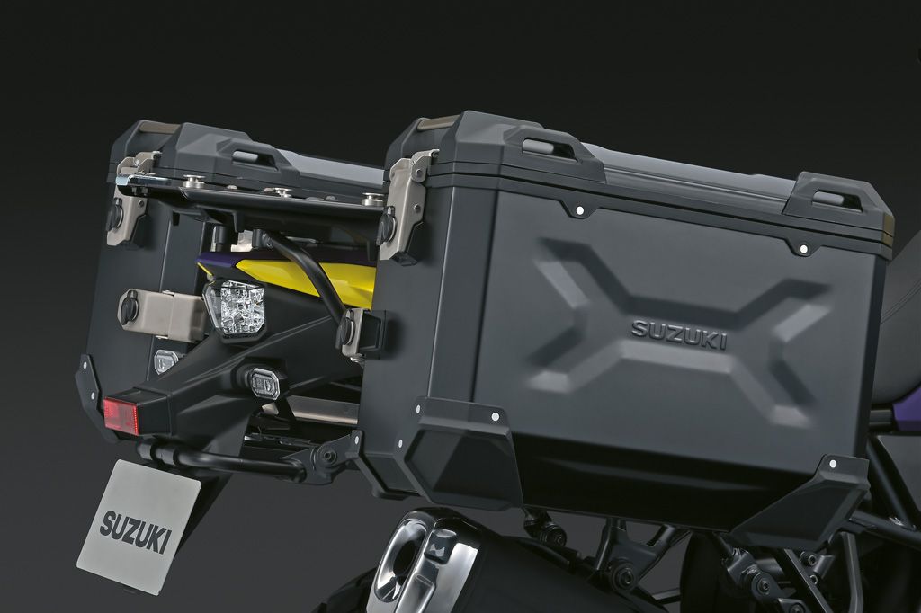 Aluminium Seitenkofferset (schwarz) für Suzuki V-Strom 800DE / V-Strom 1050 2023- Original Zubehör