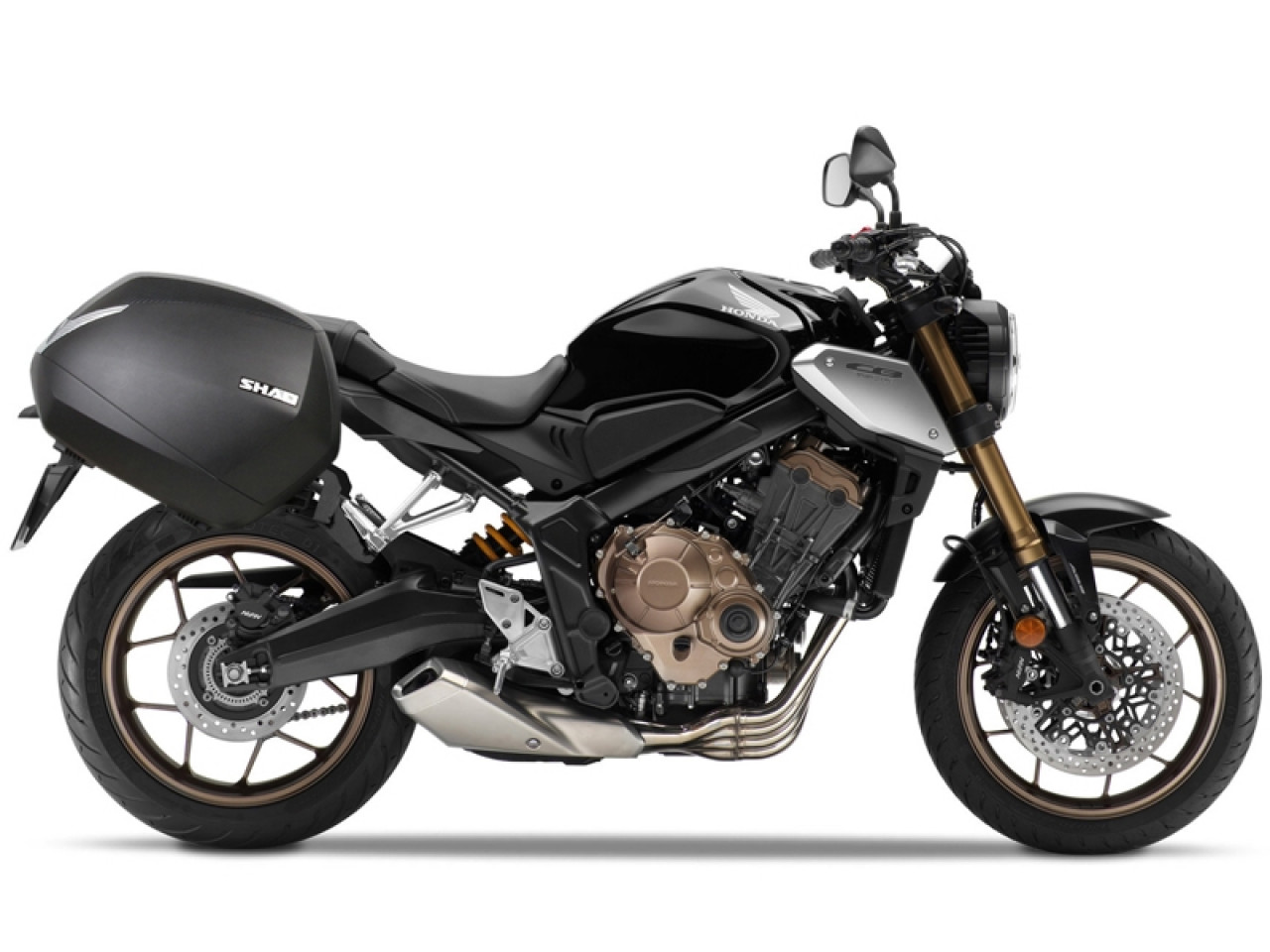 Shad Seitenkofferträger 3P System schwarz lackiert für Honda CB / CBR 650 R (19-20)