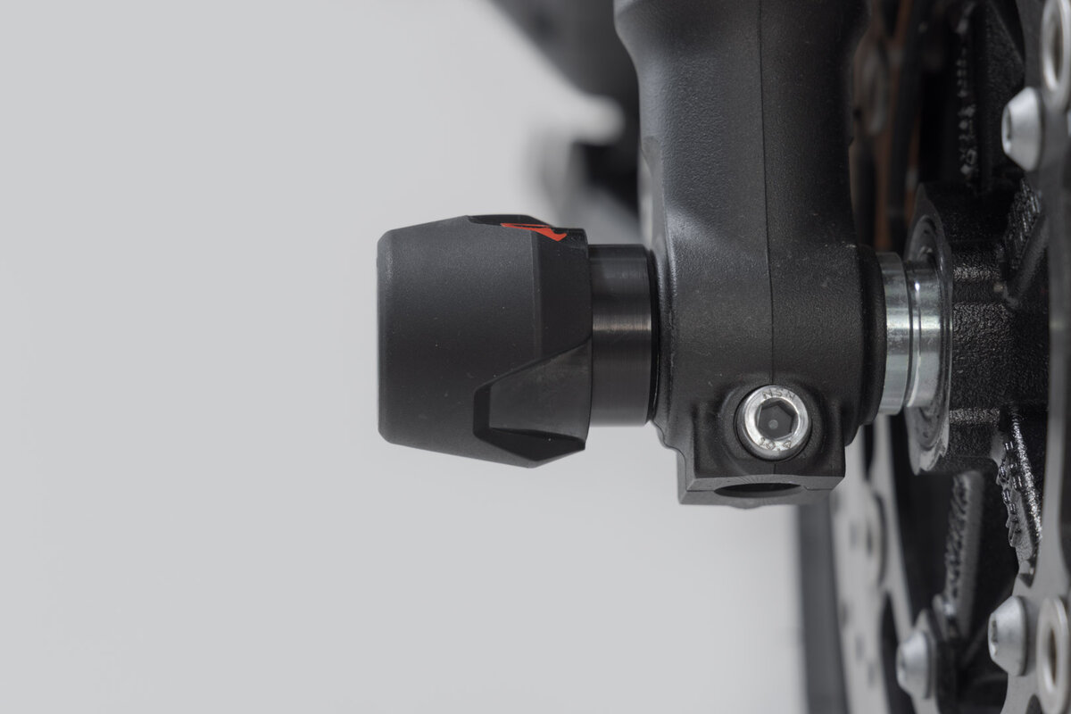 SW-Motech Sturzpad-Kit für Vorderachse schwarz für Yamaha MT-09 /SP, XSR 900, XT 1200 Z