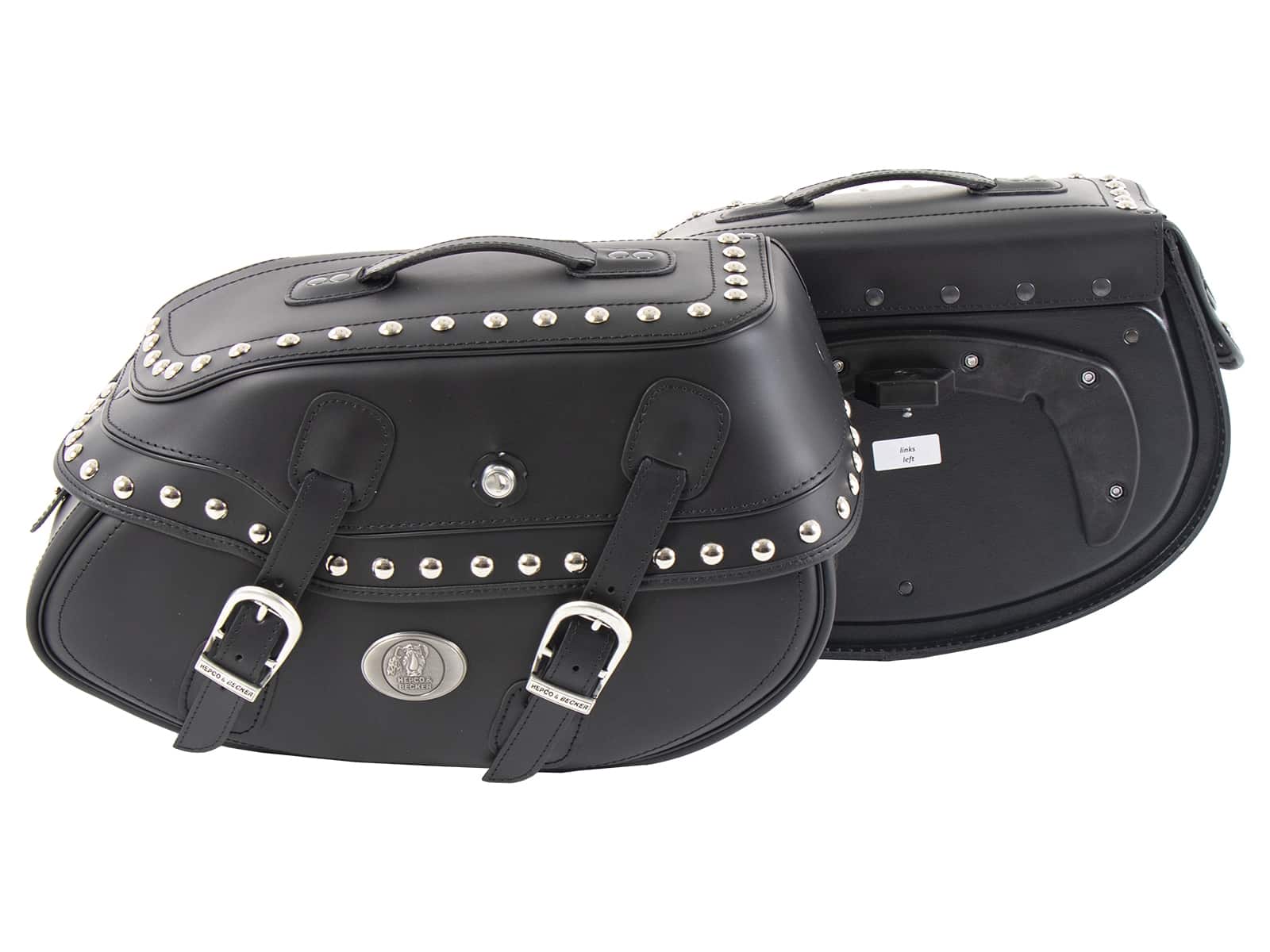 Satteltaschensatz Buffalo Big Custom schwarz für C-Bow Träger Hepco & Becker