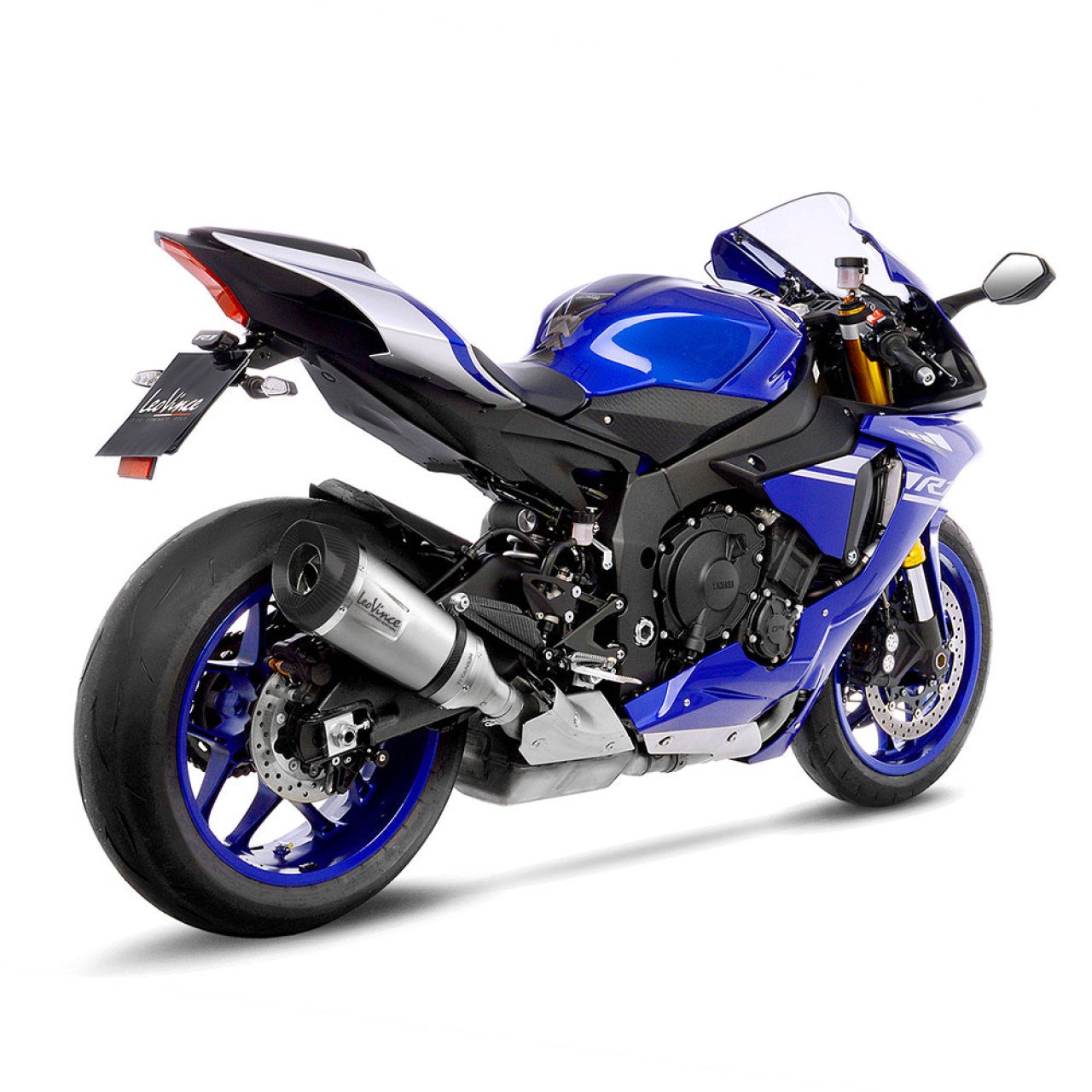 LeoVince Auspuffanlage Factory S für Yamaha YZF-R1 /M, Titan, slip on, Euro5, E-Gutachten