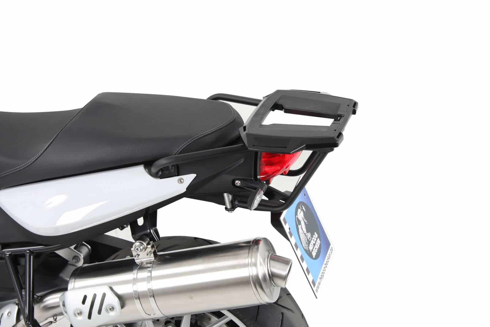 Alurack Topcaseträger schwarz für BMW F 800 GT Hepco & Becker