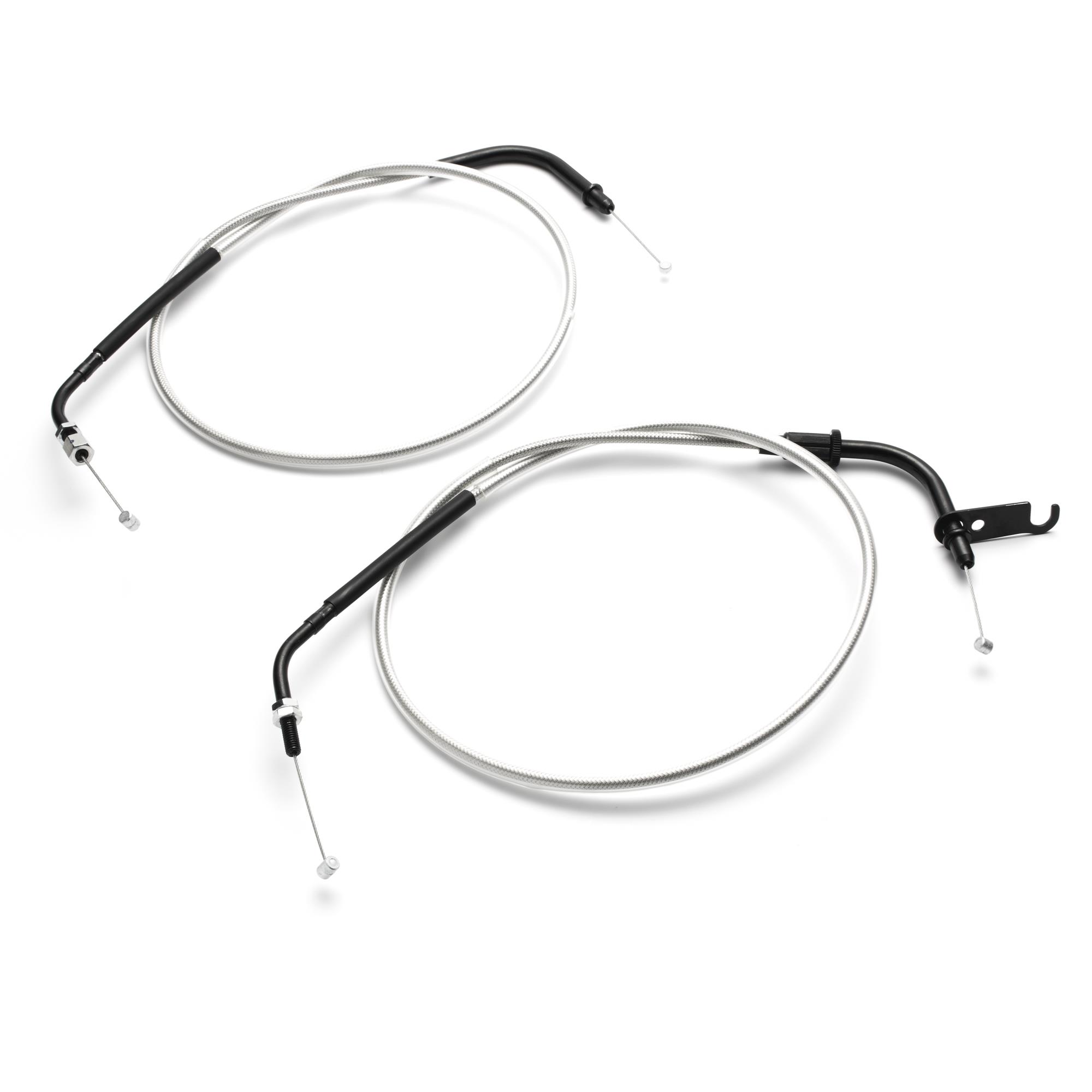 Original Yamaha XV950R Gaszug mit Edelstahlummantelung XV950