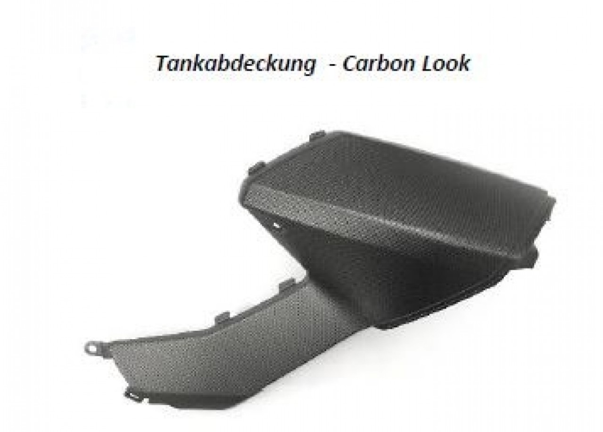 Tankabdeckung, Kunststoff, rechts, carbon für Aprilia Shiver 900