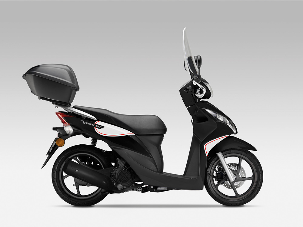 Original Honda Vision50/ Vision110 Aufklebersatz "Sport" weiß