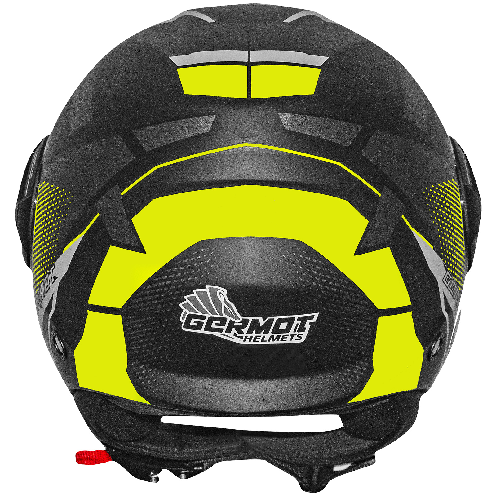 Germot Helm GM 650, matt-schwarz/fluo-gelb