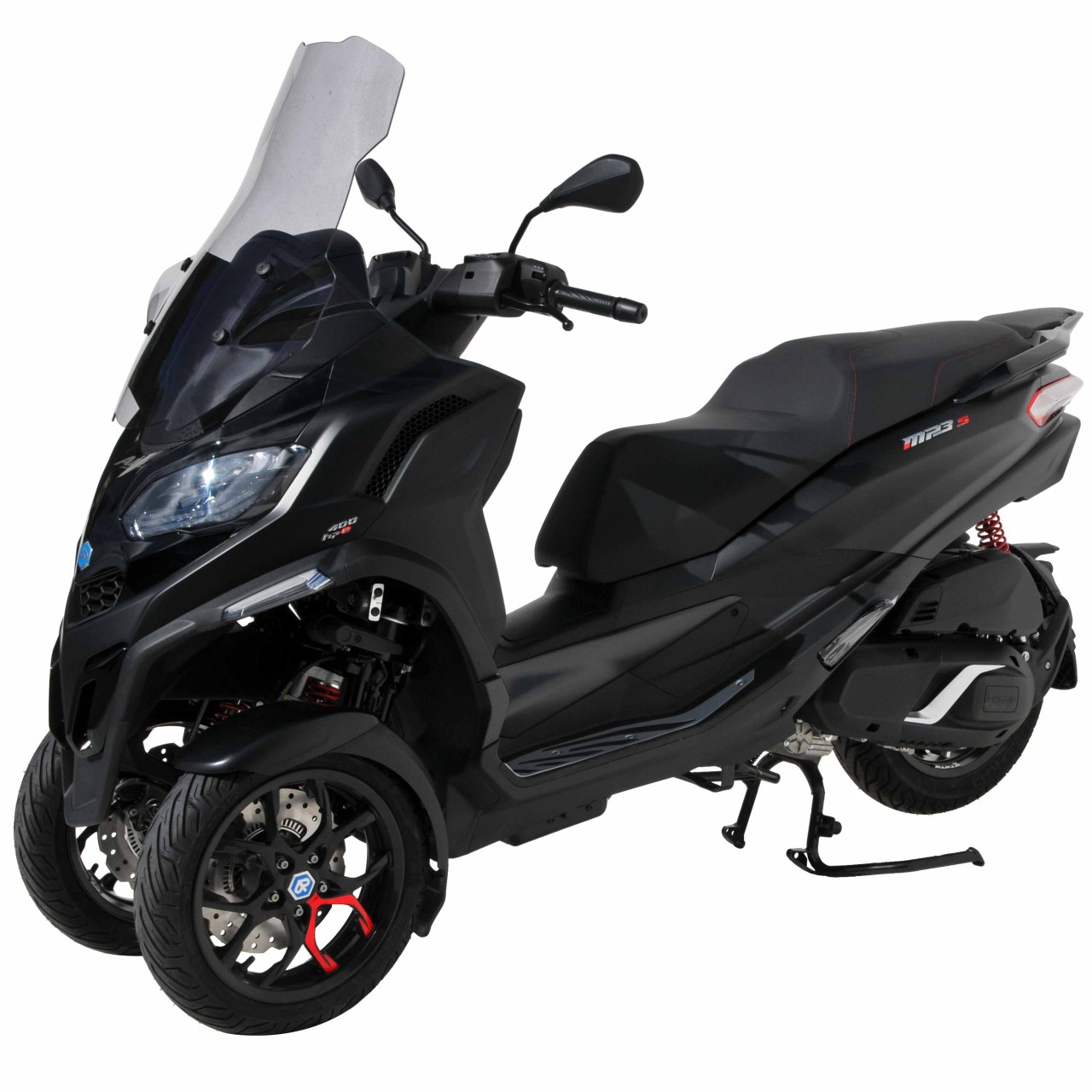 Windschild ERMAX High Protection mit Handschutz für Piaggio MP3 400 / 530 HPE (22-), grau