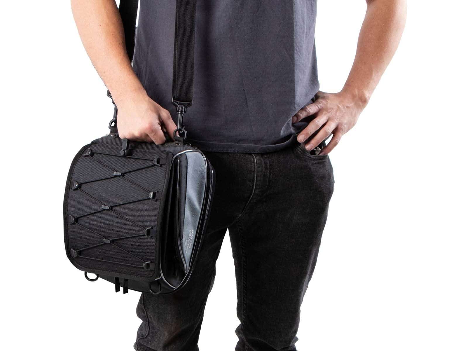 Hecktasche Street Basic schwarz für Sportracks und Smartraks Hepco & Becker