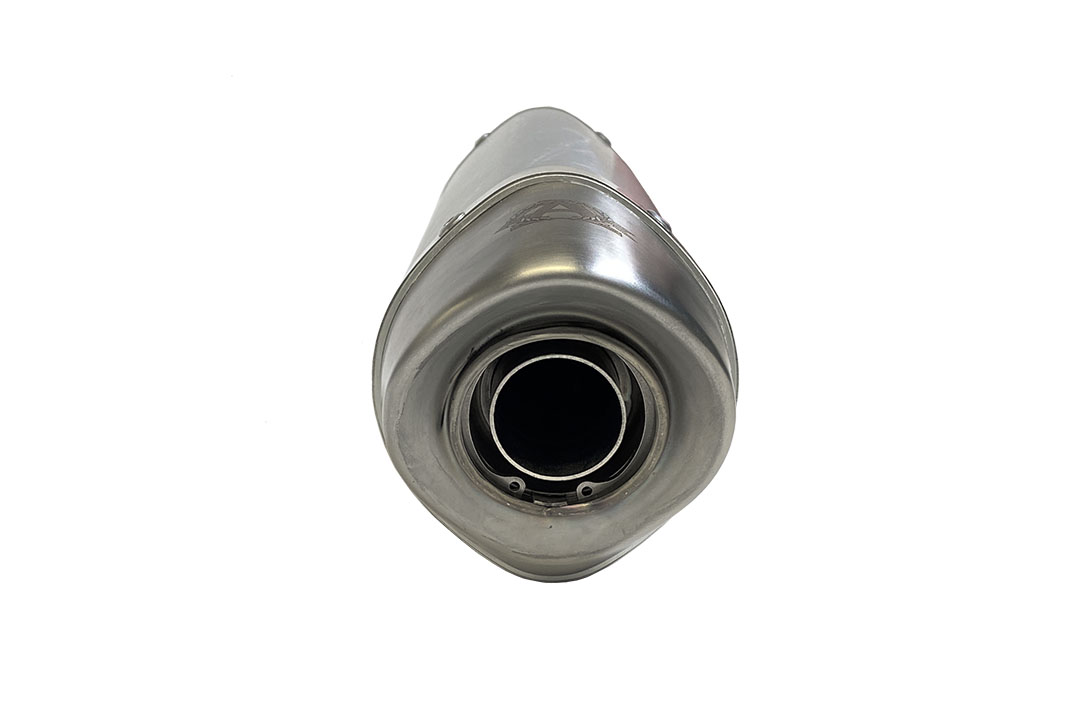 ARROW Auspuff THUNDER für Yamaha MT07 / Tracer 700 2014-2020, Aluminium mit Edelstahl Endkappe (Nur