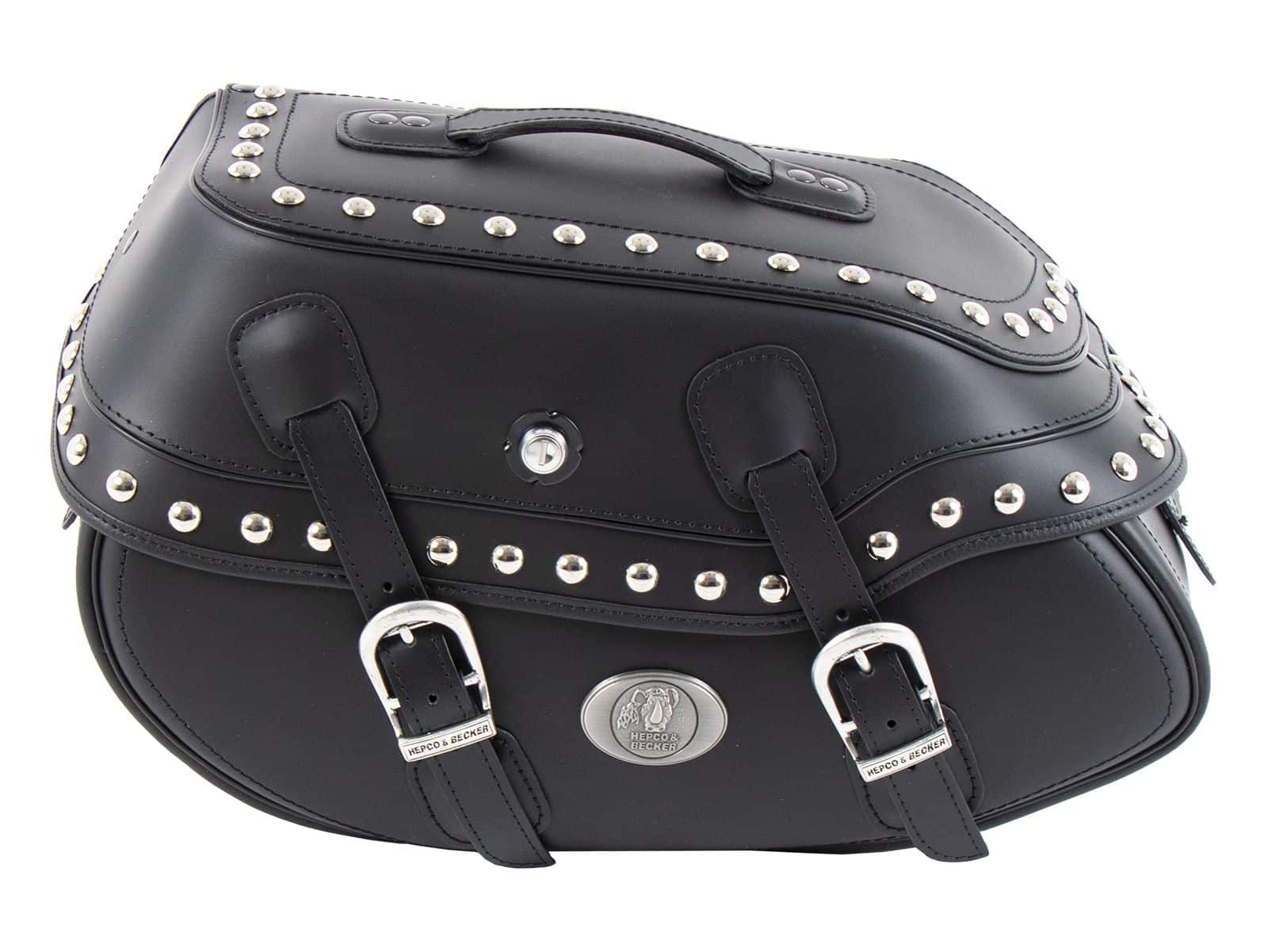 Satteltaschensatz Buffalo Big Custom schwarz für C-Bow Träger Hepco & Becker