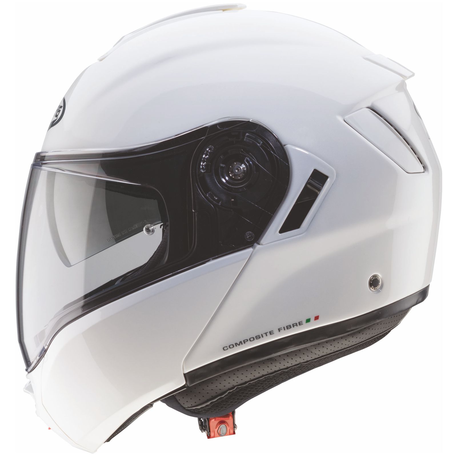 Caberg Helm Levo, weiß metallic