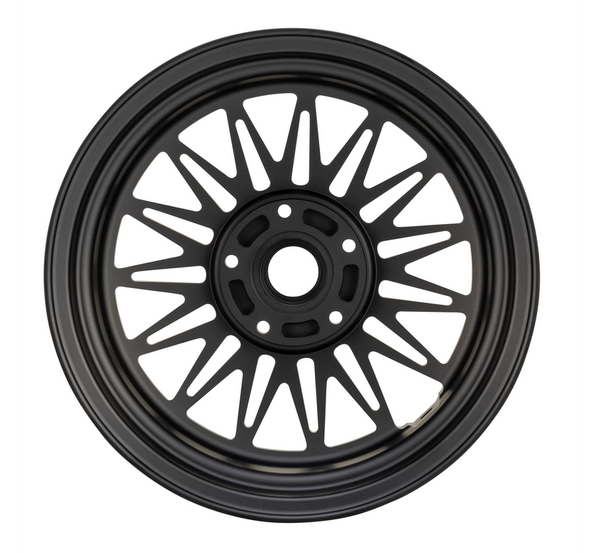 Felge Comb 2 vorne/hinten 12" für Vespa GTS/​GTS Super/​GTV/GT/946 125-300ccm, schwarz matt