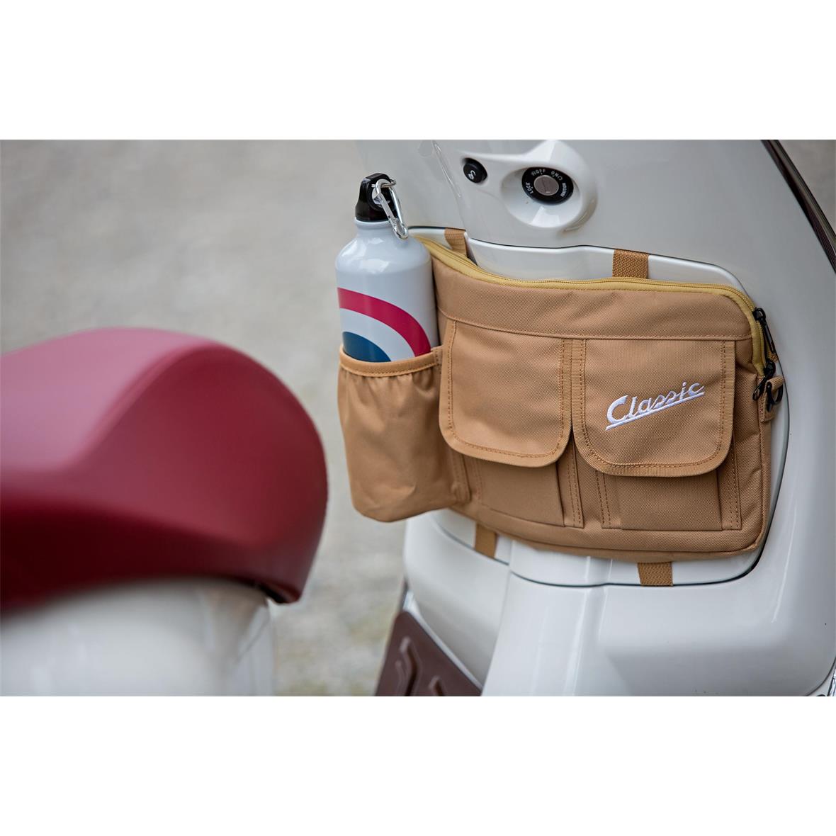 Tasche "Classic" für Gepäckfach/Handschuhfach Vespa - braun