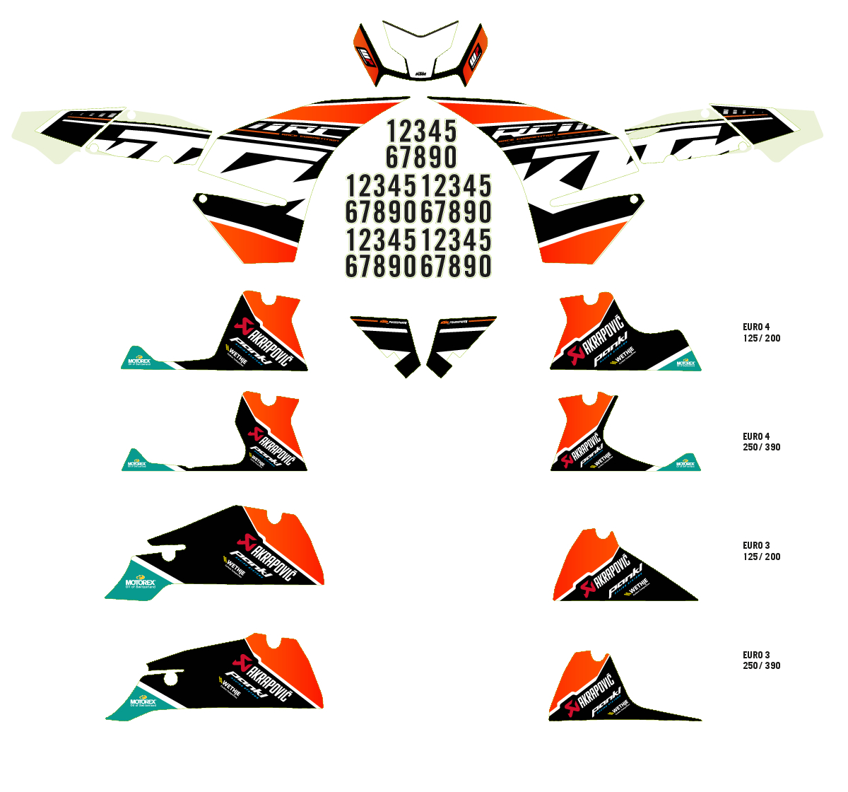 KTM Factory Grafikkit