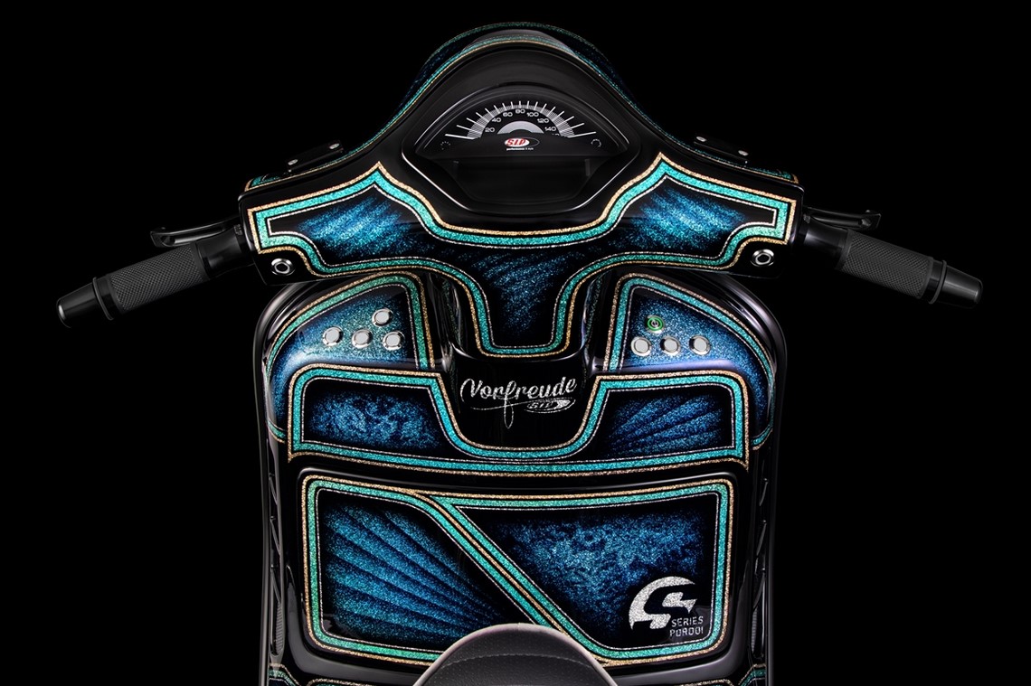Drehzahlmesser/Tacho für Vespa GTS/​GTS Super 300ccm FL ('14-), schwarz