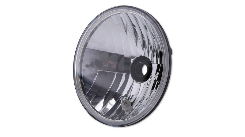 HIGHSIDER smart 7 Zoll Einsatz H4 Klarglas, Mit Standlicht, E-Geprüft (1Stck)