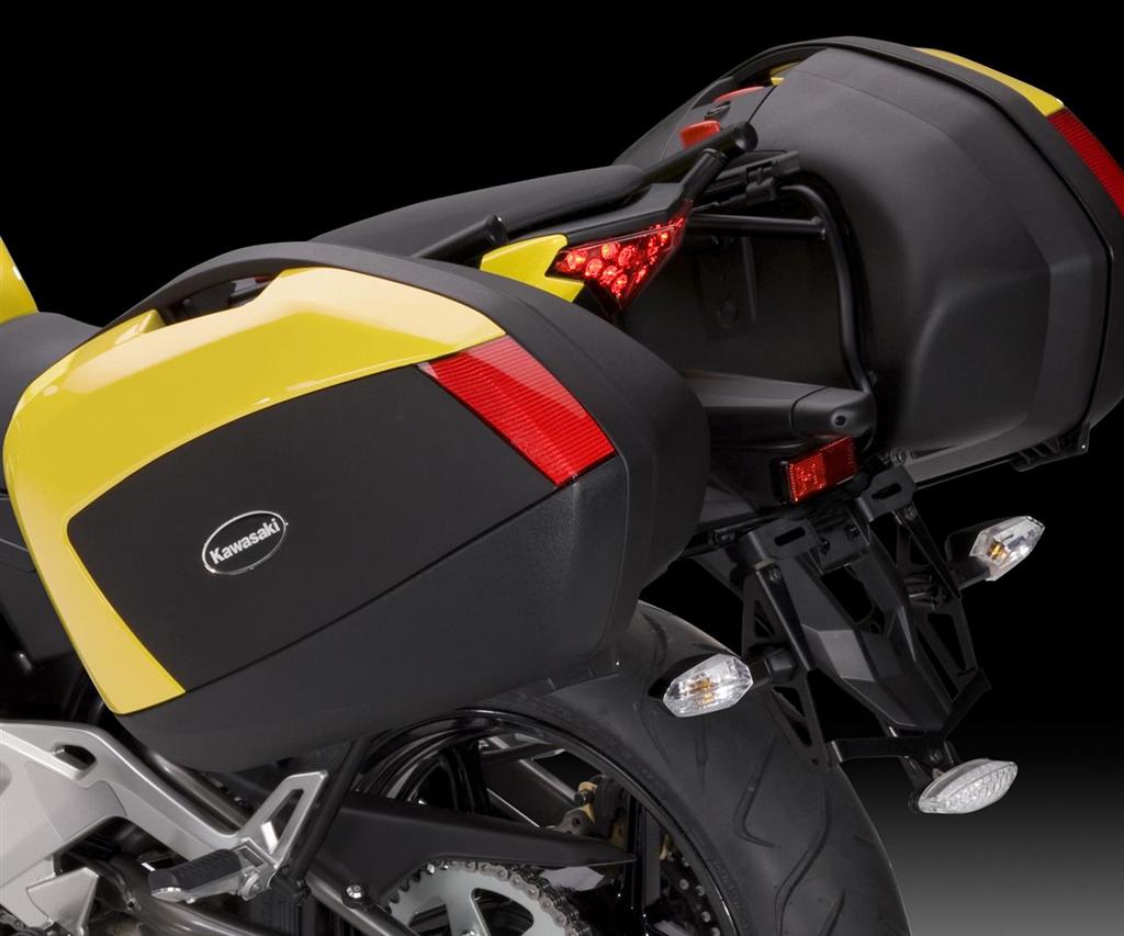 Acc lens ('reflector') set-white 2x35L panniers (R/L) ER-6f 2016 Original Kawasaki