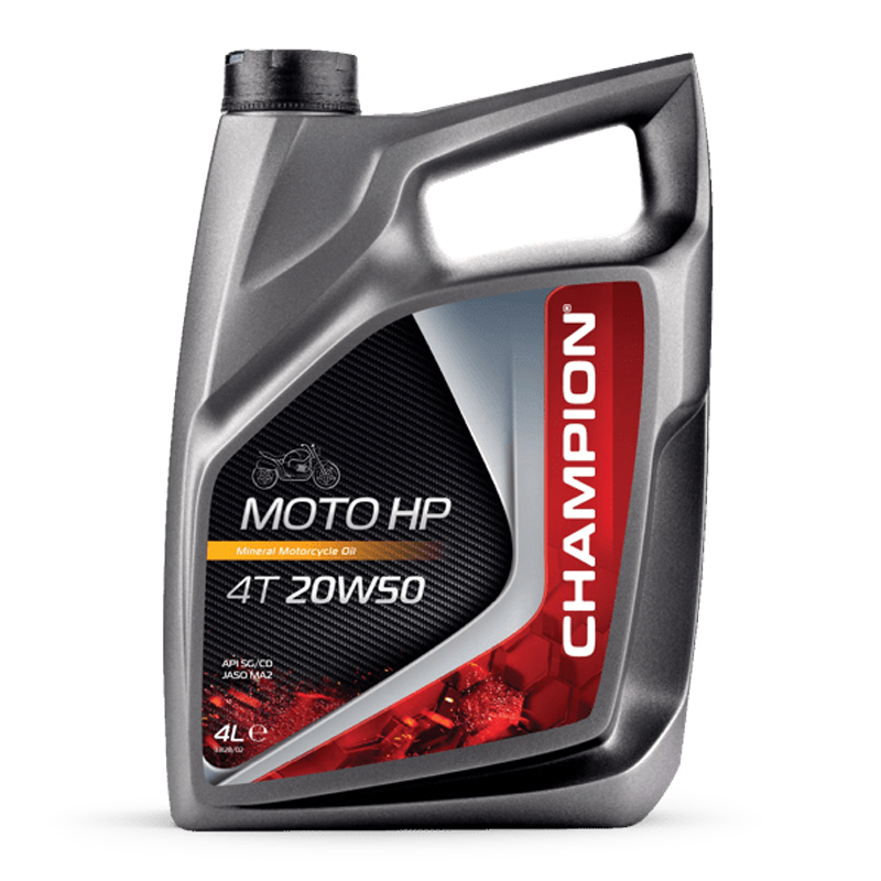 CHAMPION®  Moto HP 4T 20W-50 Motoröl - 4 Liter